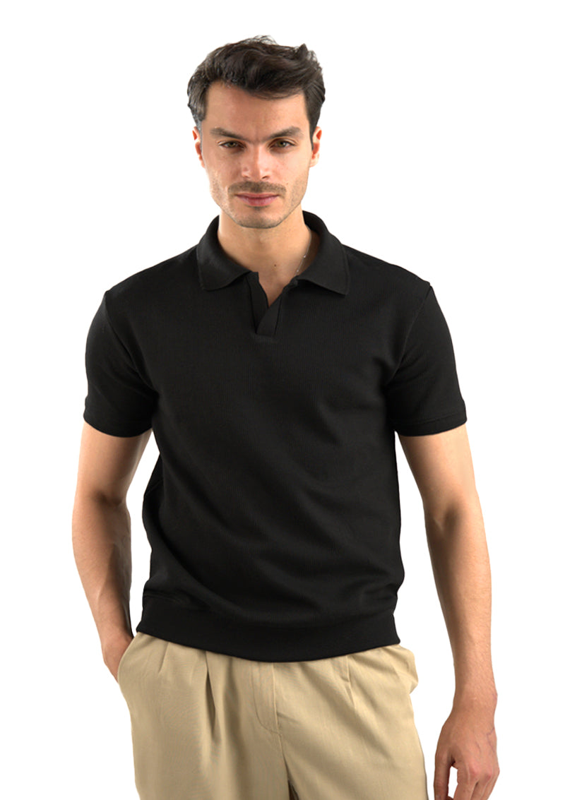 BLACK POLO SHIRT